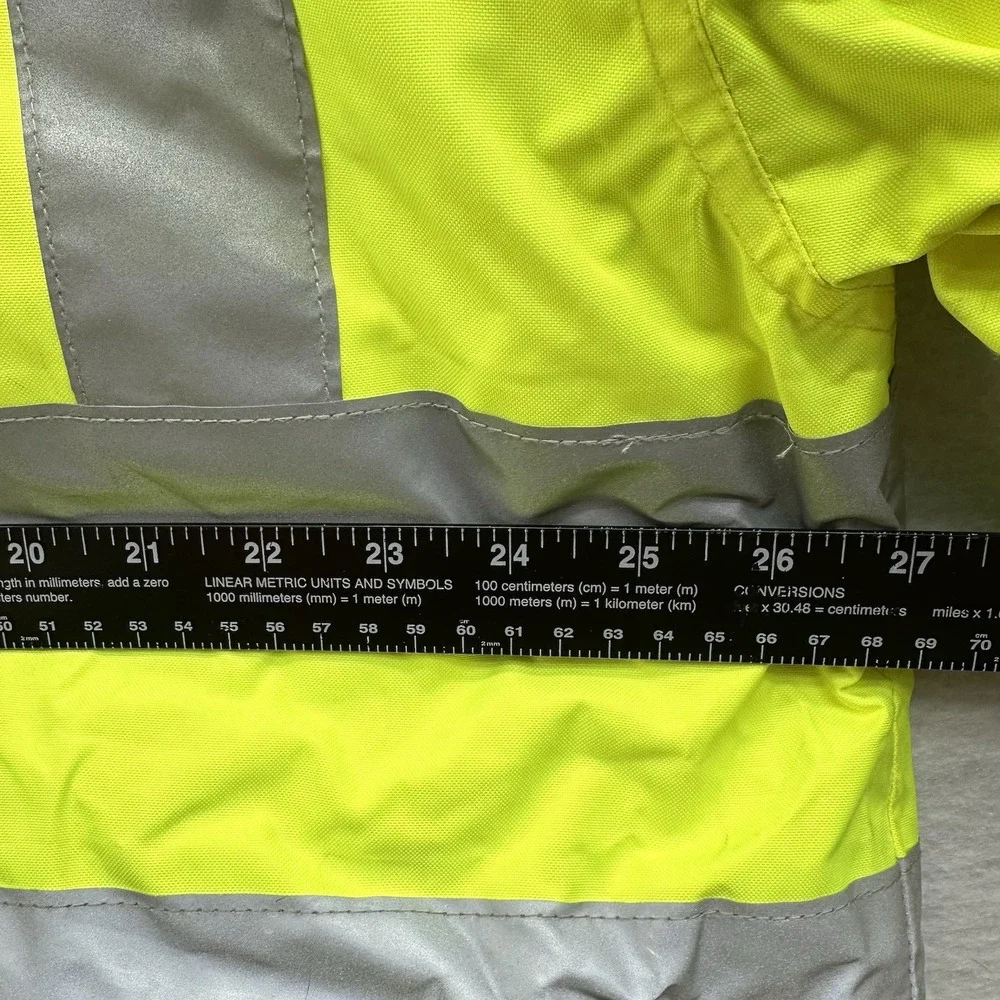 Game Hi Vis 6-in-1 Safety Jacket ANSI Reflective Waterproof Yellow Size L